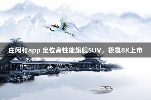 庄闲和app 定位高性能旗舰SUV，极氪8X上市